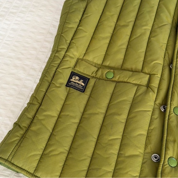 Aime Leon Dore Green Puffer Vest Twill - Picture 4 of 6